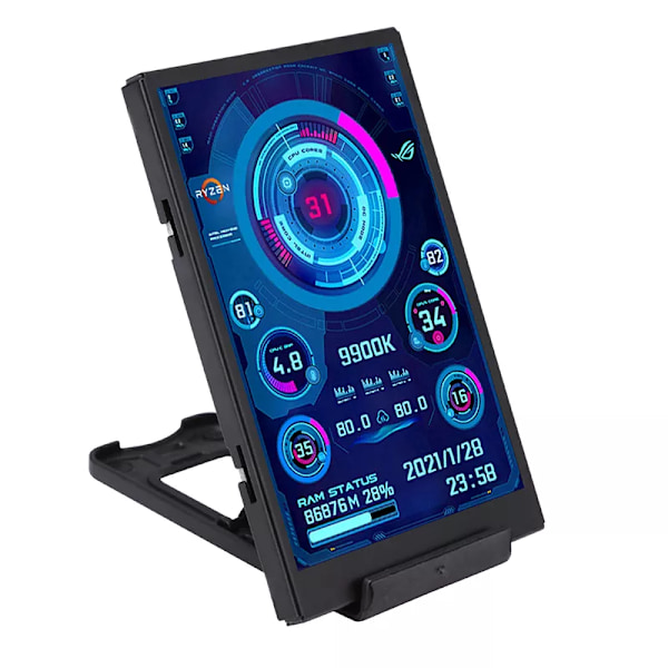 3,5 tuumaa IPS TYPE-C toissijainen näyttö tietokone suoritin GPU RAM HDD näyttö USB näyttö ilmaiseksi AIDA64