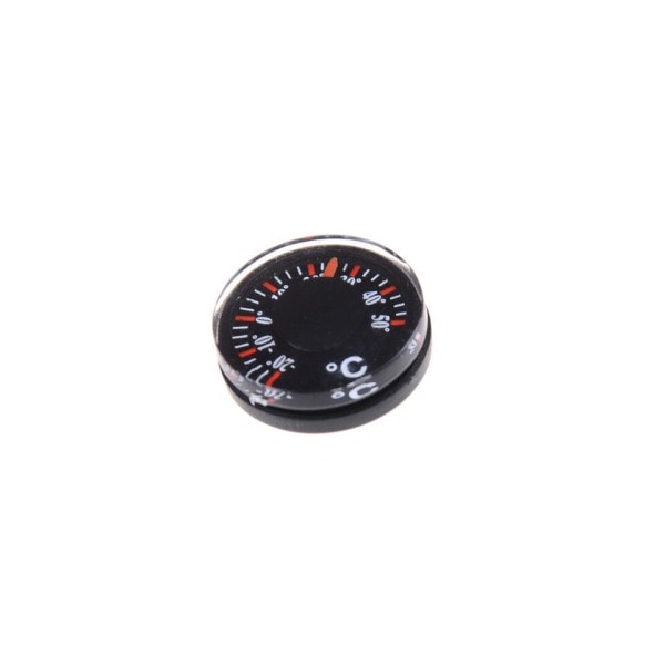 Diameter 20mm Plast Rund Mini Termometer mini sprit Cirkulär Termograf