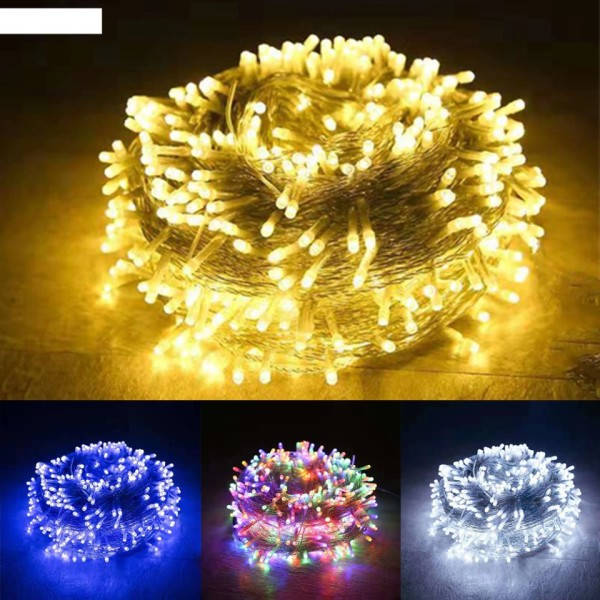 Jul Lys Led String Fairy Light 8 Modes Jule Lys Til Bryllup Fest Ferie Lys