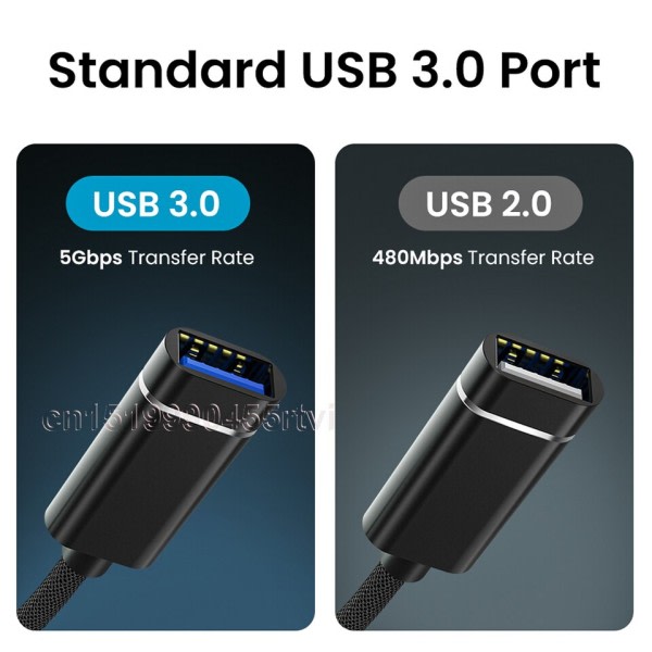 8-pinners til USB 3.0 OTG adapter kabel for iPhone 13 12 11 Pro Max Xs XR 7 8 plus iPad