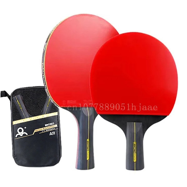 6 Star Bord Tennis Racket 2 deler Professional PingPong Racket Set