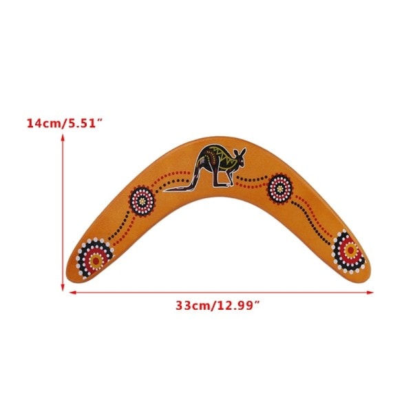 Kænguru Kast Tilbage V Shaped Boomerang Flyving Disc Kast Fangst Udendørs Spil