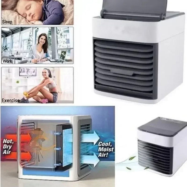 Mini luftkonditionering kylning fläkt Multifunktionell USB hem portabel skrivbord luftkonditionering