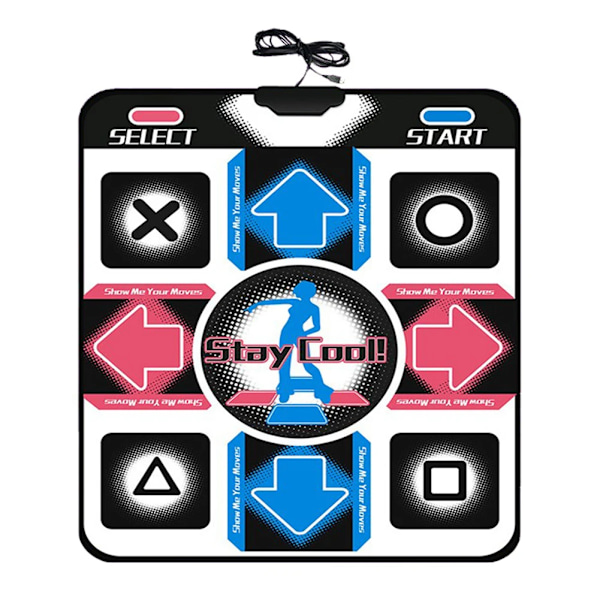 Skridsikre Dans Pad Fod Print Moves Step Arcade Spil