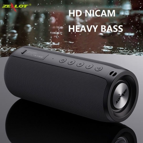 Kraftfull Bluetooth Högtalare Bas Trådlös Bärbar Subwoofer Vattentät Ljud Box Support TF, TWS, USB Flash Drive