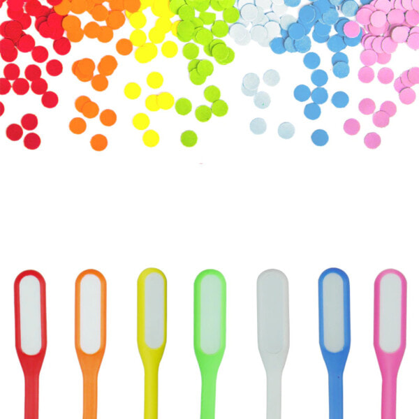 Bomull Knight Colorful USB Lighting LED Portable Energy Saving Lamps Ögon skydd