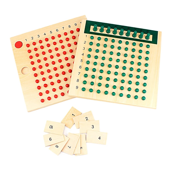 Montessori Koulutus Puulelu Kerto ja jako helmet lauta