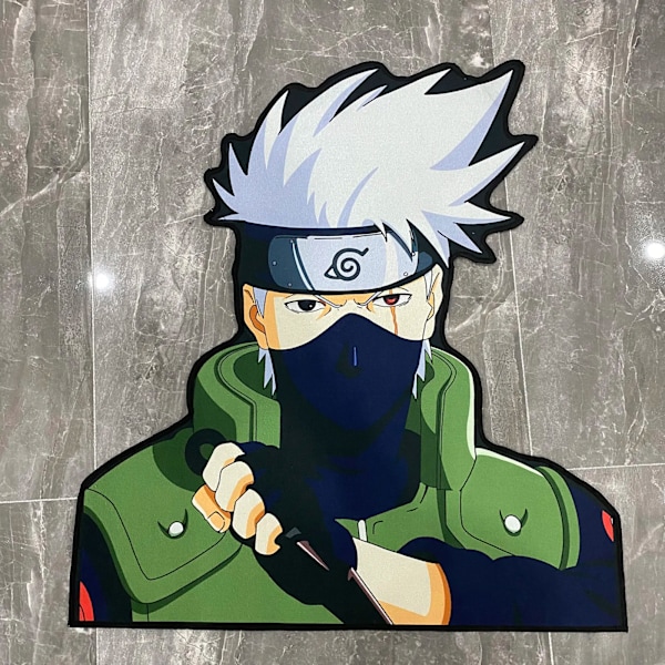 Anime Naruto Irregular Shape Custom Tæpper Stue Værelse Bad Køkken Mat Manga Kawaii Blødt Tæppe