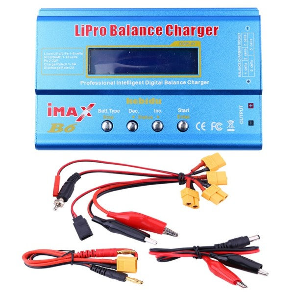 Batteri Laddare Lipo NiMh Li-ion Ni-Cd Digital Lipro Balans Laddare Uppladdare  Adapter För Rc Bil