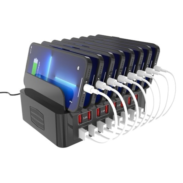 150W Universal Multi USB Rask lader 16 Port 3.5A MAX Ladestasjon Stativ