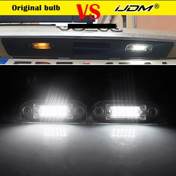 2 kpl Canbus LED lisenssi kilpi valo