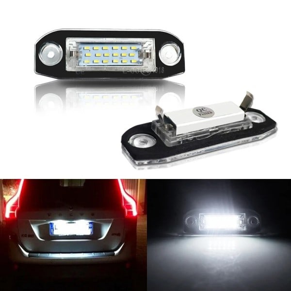2 kpl Canbus LED lisenssi kilpi valo