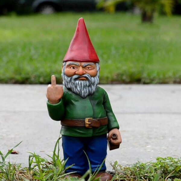 Mikro Landskap Hage Dekorasjon Gnome Statue Harpiks Hage Figuriner