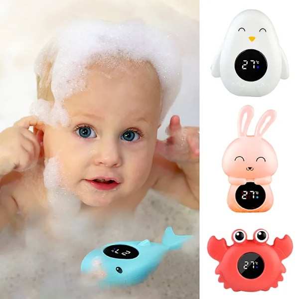 Baby Bad Temperature Meter Flyating Digital Water Baby Bad Temperature Meter LED Display Temperature Tester Safety Cartoon