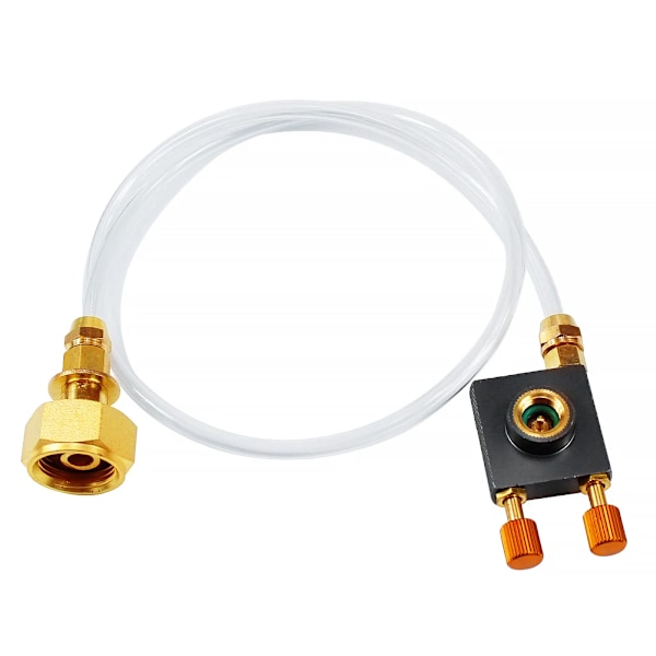 Utendørs camping gass komfyr propan påfylling adapter gass flat sylinder tank kobling