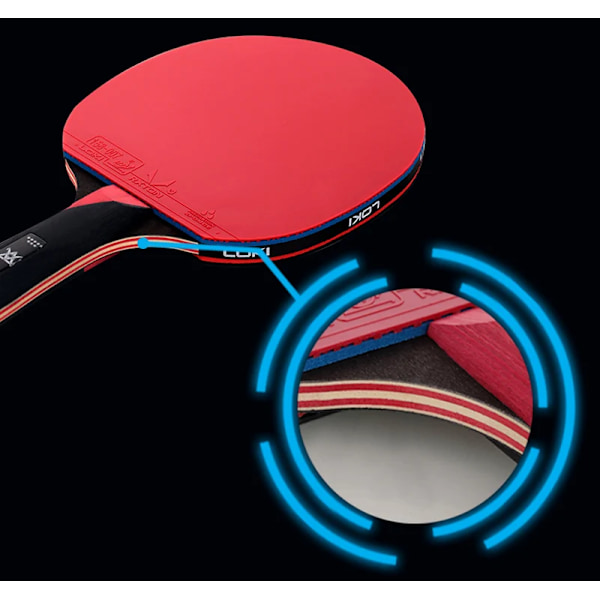 E-Series Bord Tennis Racket Professional Carbon Blade PingPong Racket