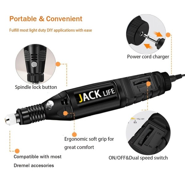 12V Mini  Drill Elektrisk Carving Penn Variable Speed   Drill Rotary Tools Kit Engraver Penn