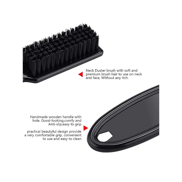 Laadukas Kaula Duster Brush Setit Miesten Duster Face Duster Tool Parta Miesten Hiukset Hiukset Pyöreä Kampaamo Kaula harja