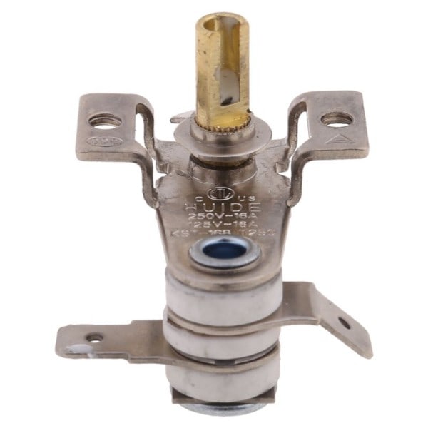 AC 250V 16A Justerbar 90 Celsius Temperatur Switch Bimetallisk Värme Termostat