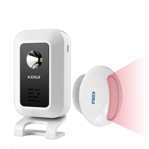 Välkommen Rörelsesensor Säkerhet Alarm 32 Sångar Dörrklocka Klocka Trådlöst Smart Hem