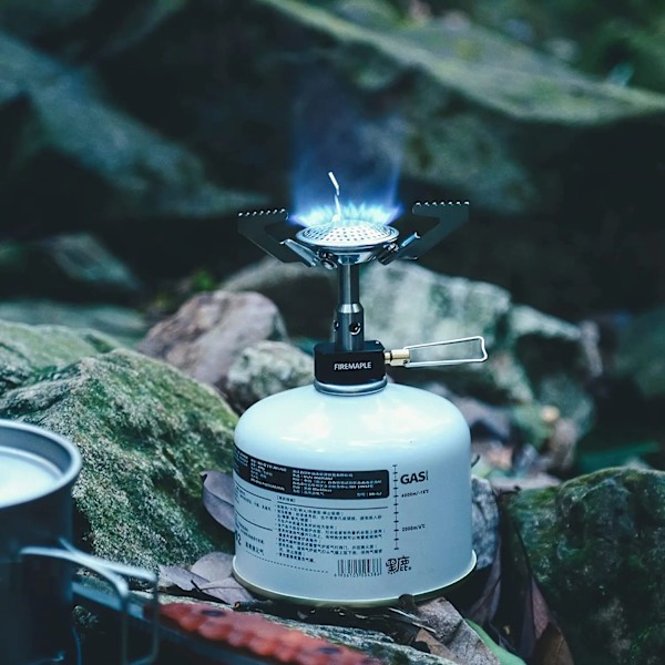 Fire Maple Buzz Mini Bærbar Utendørs Komfyr Brener Camping Ultralight Sammenleggbar Utendørs Matlaging Gass komfyrer