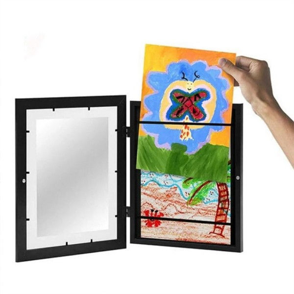 Børn kunst rammer magnetisk front åben udskiftelig børn ramme