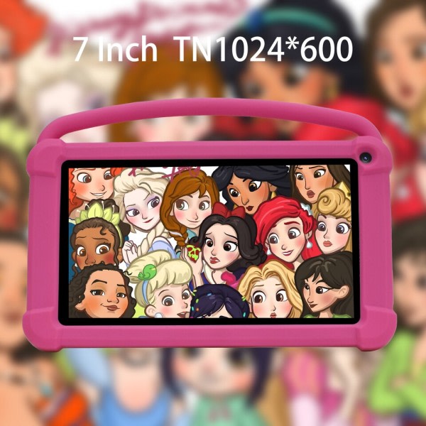 QPS Q1K 7 tum Android Kids  Surfplatta 2800mah 1GB 16GBROM WIFI Quad Core Android 10