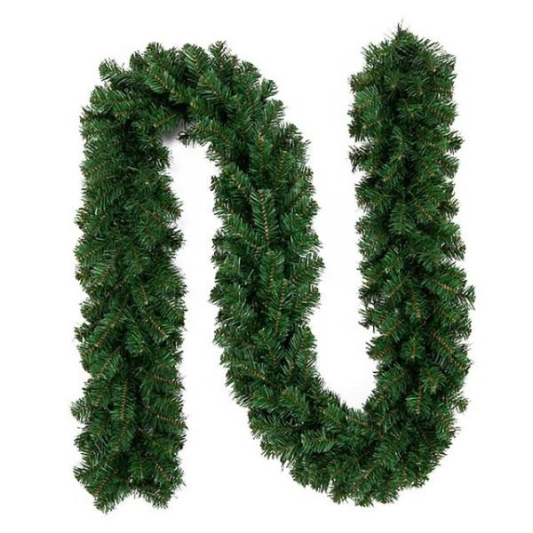 Grønn Kunstig Jule Garland Julestjerne Jule Blomst Krans Juletre
