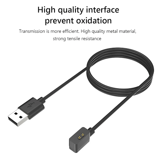 USB Magnetisk Oplader Aktiv Smartwatch Oplader Tråd