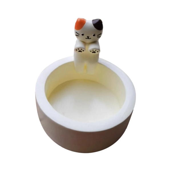 Kissanpentu kynttilänjalka söpö kissa kynttilänjalka luova aromaterapia kynttilänjalka kestävä korkea tempe sarjakuva kynttilänjalka koriste