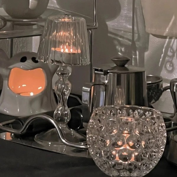 Ljus hållare keramik spöke ljusstake doftande ljus hållare hängande värmeljus  ljusstake bröllop ängel bord dekor 4dab | Fyndiq
