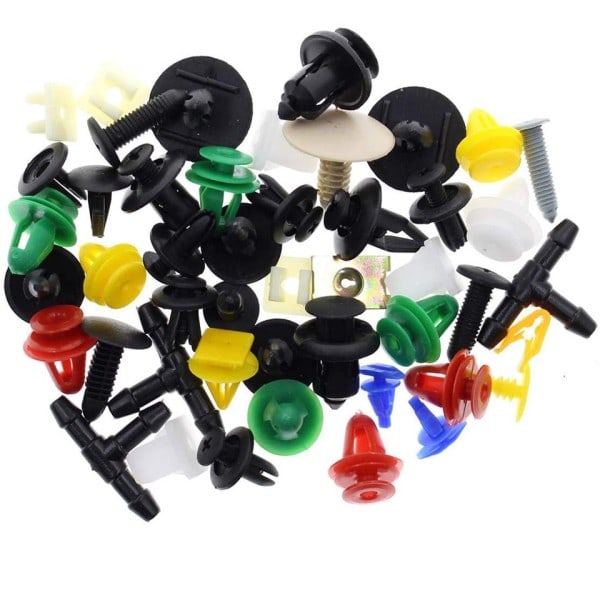 Universal Mixed Auto Fastener Bil Bumper Clips Retainer Bil Fastener Nite Dør Panel Foring for All Car