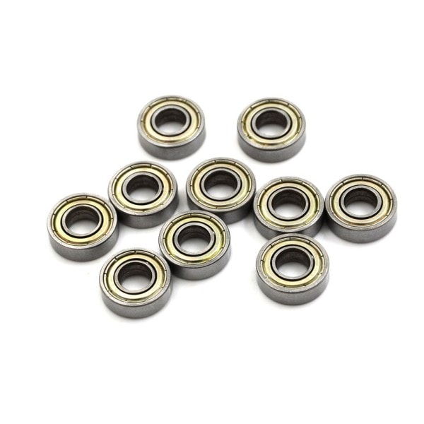 10 stk F698-2RS Carbon Stål Lejer 8x19x6 mm kugle lejer