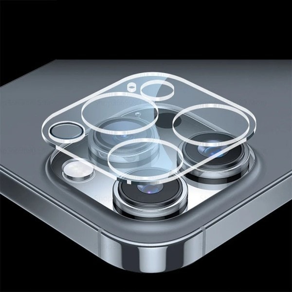 2 delar kamera skydd fodral till iphone 15 pro max härdat glas bak lins skydd