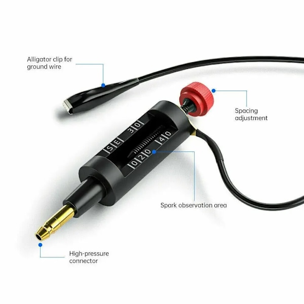 Spark Plug Tester Justerbar Tändning System Spole Tester Auto spole Diagnostik Test Verktyg