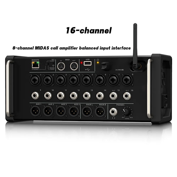 Digital Lyd Mixer Air1: 1 MR18 Audio Mixing Studio USB Multi -track Optagelse DJ Konsol Bord Wifi Lyd kort