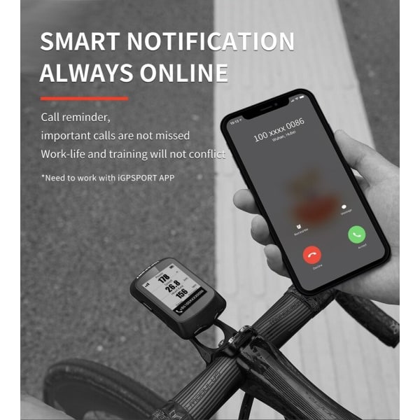 GPS Cykling Cykel Dator ANT+ Bluetooth Rutt Navigation Hastighetsmätare Trådlös vägmätare