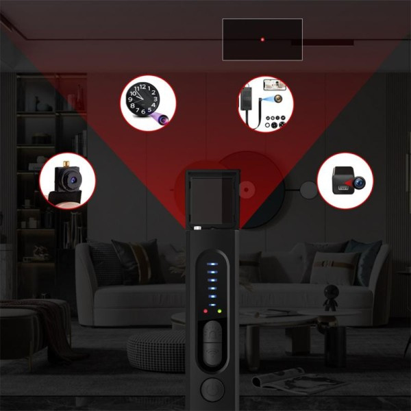 Fuld Range Kamera Skjult Finder Anti Spy Bug Listening Enhed GPS Tracker RF Trådløs Signal Scanner