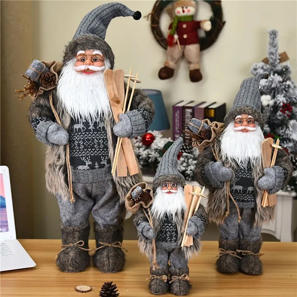 Joulu Suuri Joulupukki Nuket Ornamentit Seisova Joulupukki Figuuri nukke