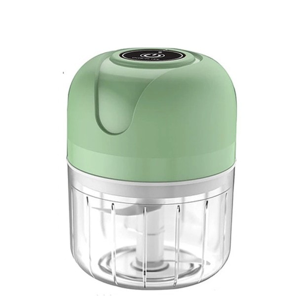 Mini Elektrisk Vitlök Hackare USB Kött kvarn Vitlök Masher Maskin Stabil Tålig Krossad Ingefära Grönsakskross