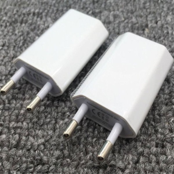 Universal USB AC EU Vegg Strøm Adapter Lade lader adapter