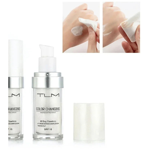 Full Cover Matt Concealer Lång Svarar MakeUp Liquid Foundation Cream