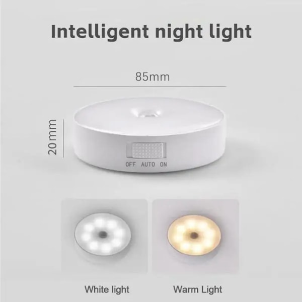 LED Smart Ihminen keho anturi yö lamppu hätä automaattinen valaistus