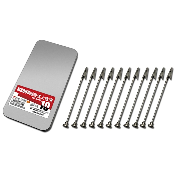 <p>Model Metal Magnetic Spraying Clamps Clip with lagring boks modell maling verktøy&nbsp;</p>