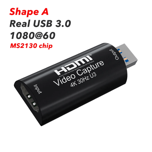 4K 30HZ MS2130 Real USB 3.0 HDMI-kompatibel Video Capture Card Game Recording Box 1080p 60fps Live Streaming