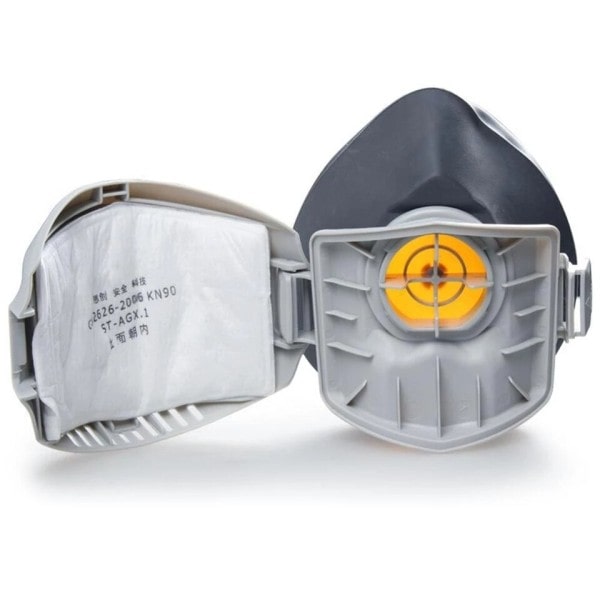 Damm mask respirator halv ansikte dammsäker mask
