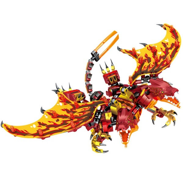 Kai's Ild Tohovedet Dragon Fly Sæson 15 Byggeklodser Klassiker Model Sæt Klodser Børn sæt