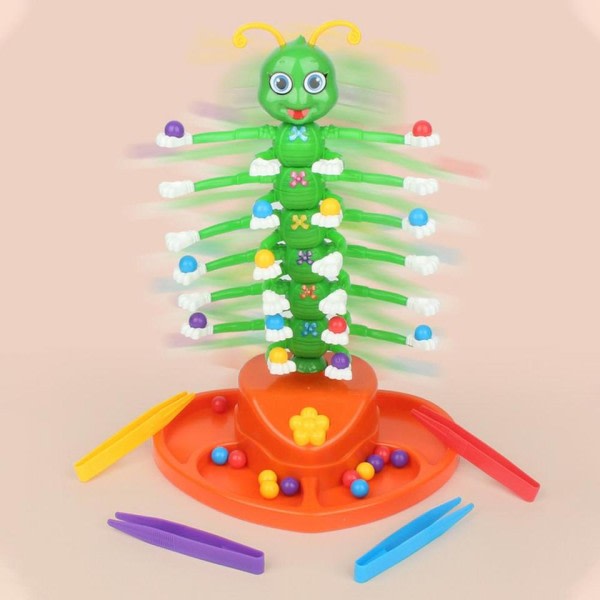 Caterpillar Electric Wiggle Dance Roligt Caterpillar Spel Balans Leksak för barn