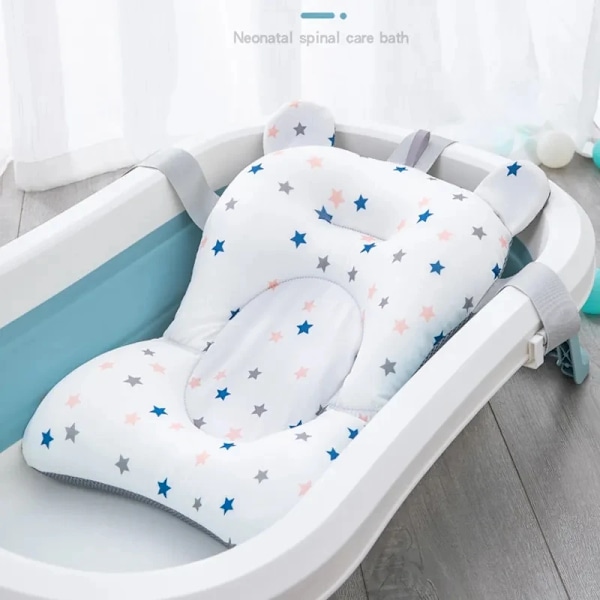 Bærbar baby badekar pute justerbar badekar badekar dusj pute