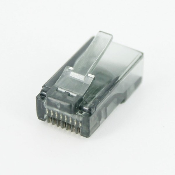 Ethernet kabler modul plugg nettverk kontakt RJ-45 krystall hoder Cat5 farge Cat5e gull belagt kabel